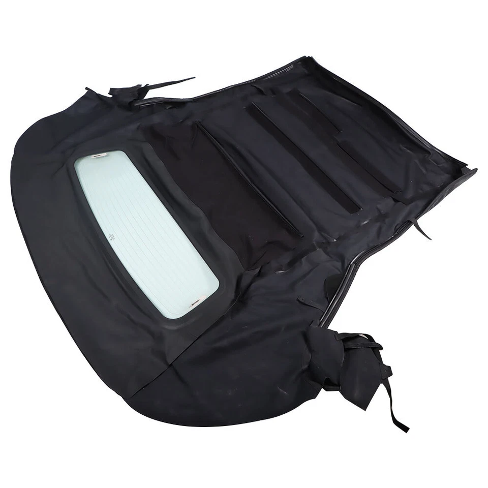 NEW For Ford Mustang 05-14 Convertible Soft Top & Heated Glass Window Sailcloth - Image 4 of 4