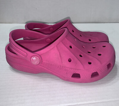 pink crocs size 12