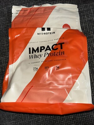 (EUR 25,40/kg) Myprotein - Impact Whey Protein - 1000g Beutel Strawberry