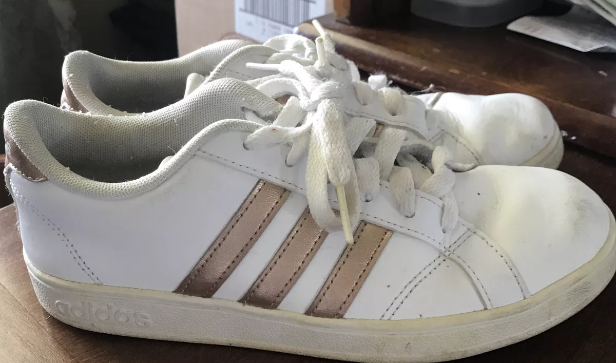 Girls rose best sale gold adidas