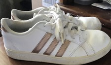 Adidas Grand Court Sneakers Shoes-Rose Gold-Girls- Kids- Size 4