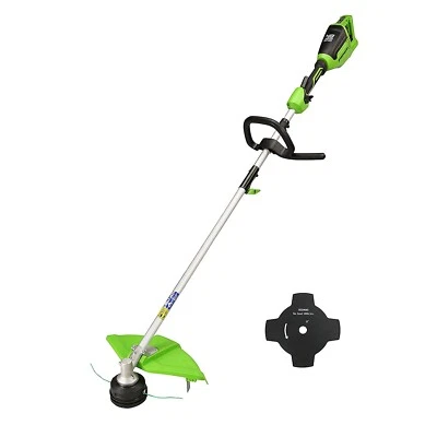 48V Akku Rasentrimmer und Freischneider 2-In-1 2x24V Greenworks GD24X2TX