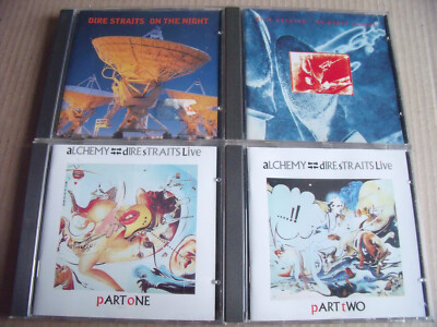 4 x Dire Straits - Alchemy Live 1, Alchemy Live 2, On The Night, On Every Street