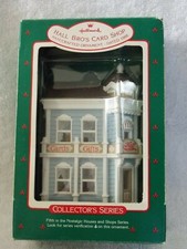 1988 Hallmark Hall Bro's Card Shop Christmas Ornament