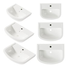 SONDERANGEBOT  Waschbecken  50cm oder 55 cm oder 60 cm  Wand Waschtische