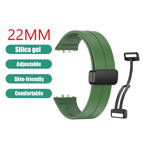 Silikonowy pasek Regulowane magnetyczne składane zapięcie do zegarka Samsung Galaxy Fit 3 - Zdjęcie 32 z 33