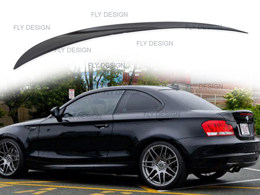 Fits BMW 1 Series, Tuning Body Kit Spoiler Painted Black Rear Lip Rims FL