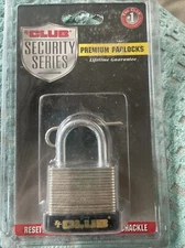 Club Premium Padlock 40 mm Steel Security Series Resettable Combination Lock