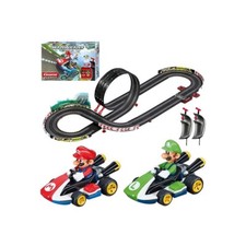 Carrera Kid's GO Electric Slot Car Racing Toy Race Track Set, Mario Kart, Age 6 