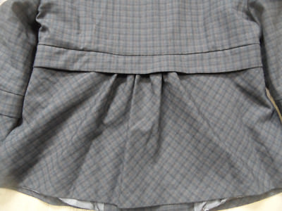 Veste Courte Sportmax Code (Max Mara) à Carreaux Gris - Taille 34 - Occasion Très Bon état