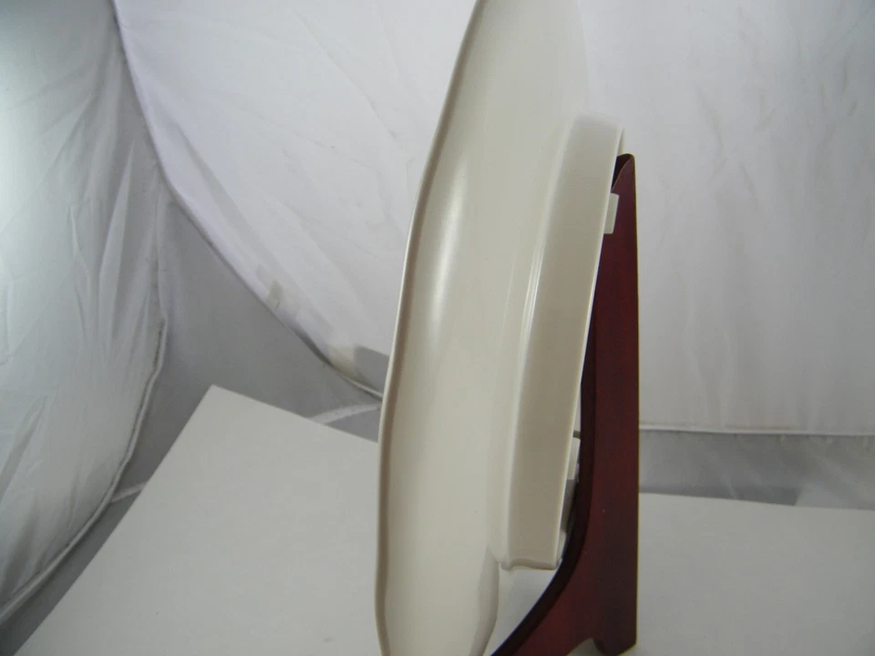 NSF ACME PLASTICS 12"  WHITE SERVING TRAY / PLATTER WITH RUBBER FEET SKU #184154 - Image 2 of 4