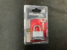 Master Lock 22D Laminated Steel Warded Padlock, 1-1/2-Inch Wide Body, 5/8-Inch