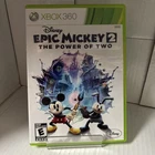 Disney Epic Mickey 2: The Power of Two (Xbox 360) CIB TESTED AND WORKING