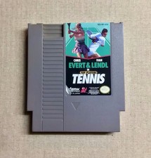 Top Players Tennis W/Chris Evert & Ivan Lendl Nintendo Game Cartridge 