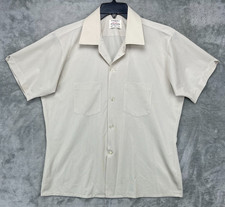 VTG Arrow Dectolene Men's Shirt 16-16.5 L 100 Dacron Polyester USA Made 60s