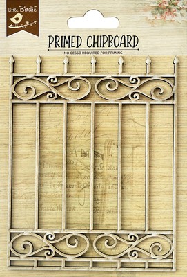 Little Birdie Laser Cut Primed Chipboard 1/Pkg-Scroll Elegance 1PCBD299-82865