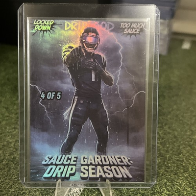 #ad #ad Sauce Gardner Indianapolis Colts Limited Edition 5 Custom Art Card $6.00