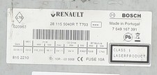 Autoradio Renault SCENIC