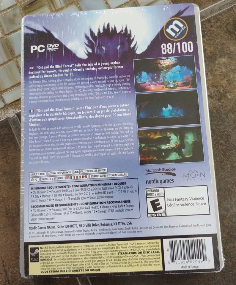 Ori and the Blind Forest Definitive Edition - PC Limited New Sealed -Steelbook! - Image 2 of 4