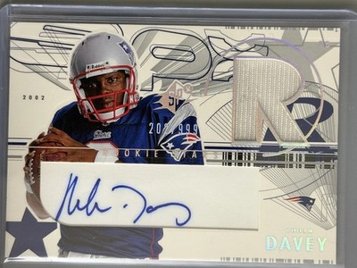 2002 SPx - Rookie Stars Rohan Davey #167 /999 (AU, MEM, RC)