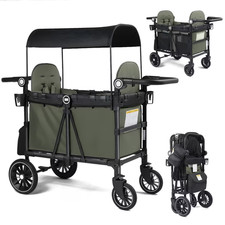 Stroller Wagon for 2 Toddlers with Canopy