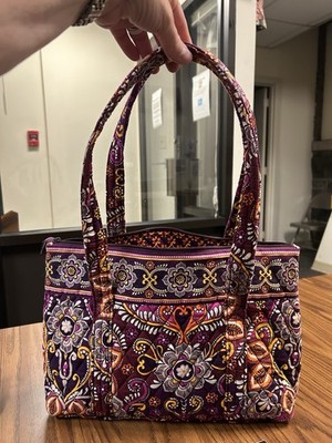 Vera Bradley Retired Safari Sunset Tote Bag/ Purse Zipper | eBay