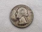 1947 D U.S. Washington Silver Quarter HT-39