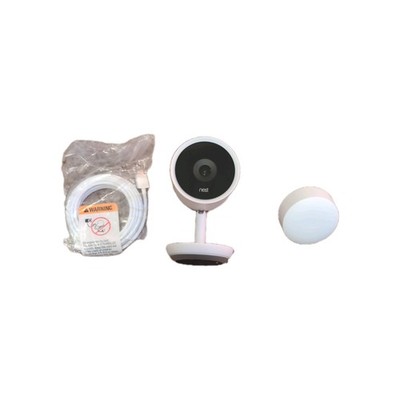 Google Nest CAM IQ Indoor Überwachungskamera weiß NC3100GB 1080P HD