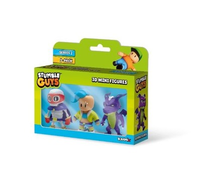 9772532611306 Figurines Stumble Guys Windowbox packaging with 3 figures Dante