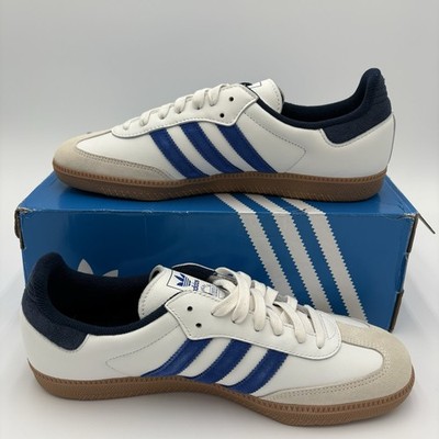 Adidas Samba OG White Royal Blue Night Indigo JH5632 - Size 10.5
