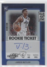 2021 Contenders Optic Rookie Ticket Blue Prizm 20/49 Jared Butler #107 Auto 1u6