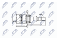 Nty Gelenksatz, Antriebswelle NPW-NS-045 Passend FüR Nissan Renault