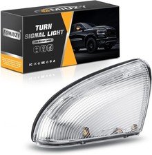 WEILEITE LED Side Mirror Light Turn Signal Puddle Bulb Lens Cover Fit For Dodge