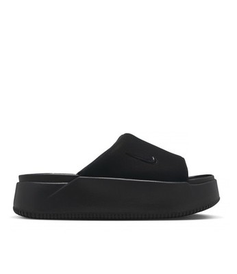 Size 7 Nike Calm Elevation Women's Slide Sandal - Black