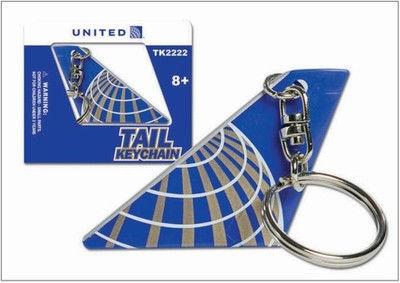 Airplane Tail United ''Post CO Merger'' Key Chain