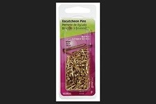 Hillman 18 Ga. x 1/2 in. L Brass Escutcheon Pins 1 pk 2 oz.