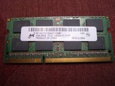 Micron 4GB 2Rx8 PC3L-12800S-11-11-FP Laptop Memory P/N: MT16KTF51264HZ-1G6M1