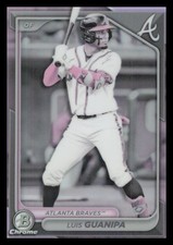2024 Bowman Draft Chrome Luis Guanipa Pearl Refractor SSP #BDC-5 Atlanta Braves