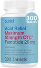 Famotidine 20mg Bulk Pack - 300 Tablets for Heartburn and Acid Relief