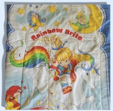 Hallmark 1983 Vintage Rainbow Brite Kids Sleeping Bag Made in USA Youth