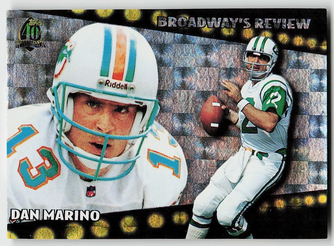 1996 Topps #BR10 Dan Marino FOOTBALL Miami Dolphins