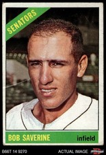1966 Topps #312 Bob Saverine Senators 2 - GOOD