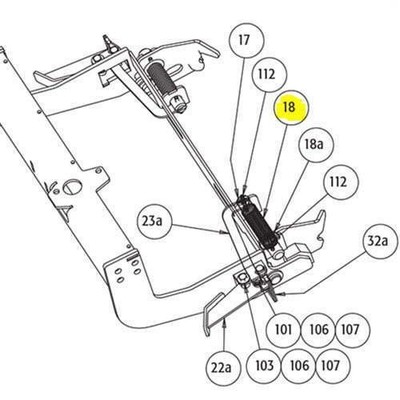 SnowDogg Part # 16111104 - HD, EX, VX, CM Compression Spring