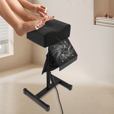 Adjustable Pedicure Stool Chair, Salon Lift Stool with Dust Cleaning Fan 22W