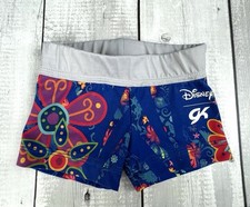 Disney GK CXS Compression Shorts Gymnastics Dance Cheer Floral 0136