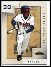 2001 Fleer Showcase #95 Chipper Jones Atlanta Braves