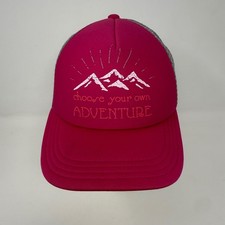 The North Face Pink Choose Your Own Adventure Mountain Trucker Snapback Hat