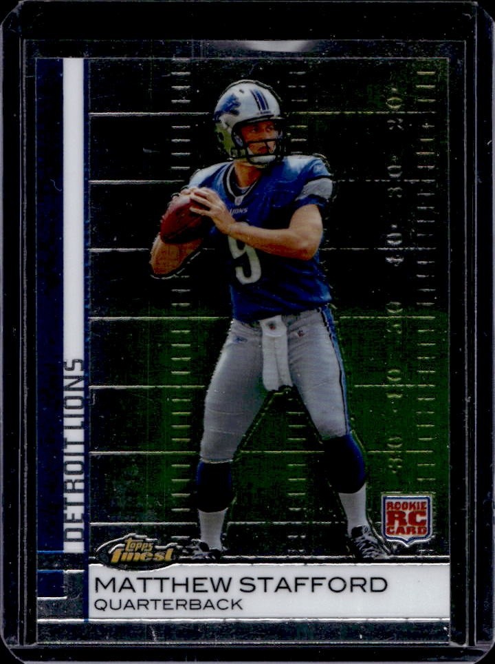 Matthew Stafford Finest #100 Base