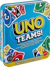 UNO Teams Card Game for Kids, Adults Family Night, Parties Travel with Sp...