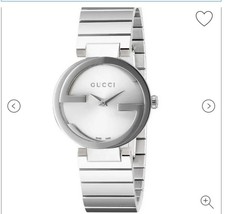 Authentic Gucci Interlock Silver Tone Women Watch